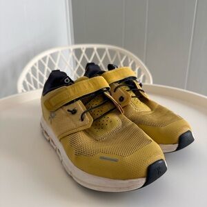 On Kids' Yellow and Black Sneakers